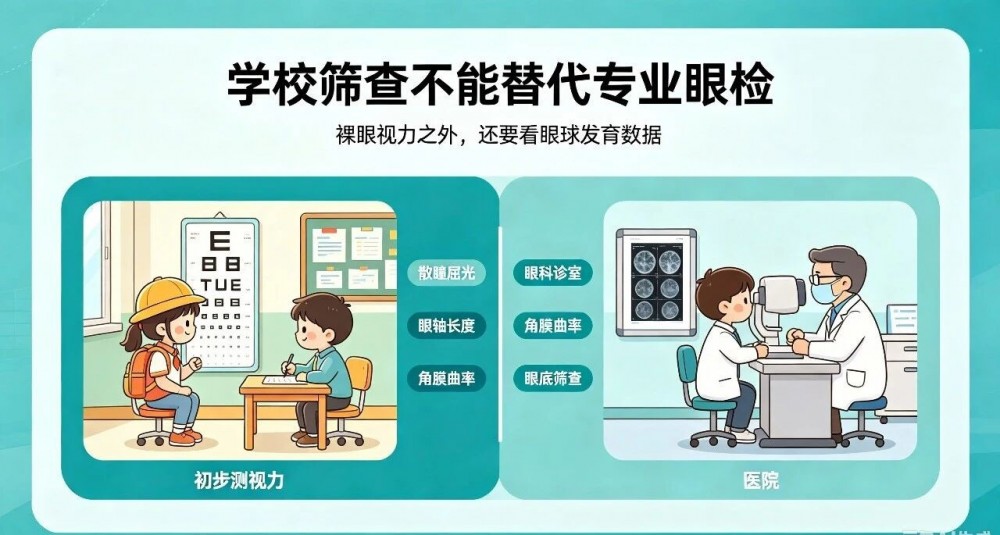 暑期护眼|开学视力检查≠学校筛查！这几类孩子开学一定要做专项眼检